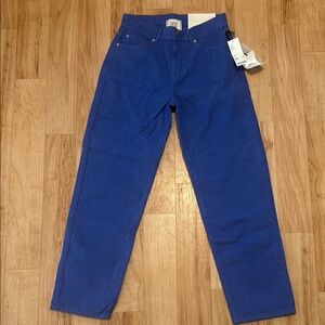 Women’s BDG Pegged Cowboy Blue Corduroy Pants